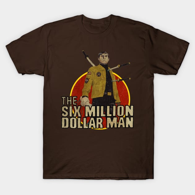 The Six Milion Dollar Man - (Samurai) T-Shirt by Alaknanda prettywoman